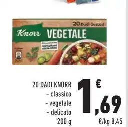 Conad Superstore 20 dadi KNORR offerta