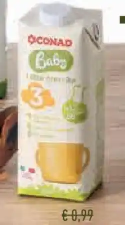 Conad Superstore Latte uht infanzia 3 CONAD BABY offerta