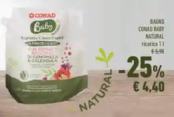 Conad Superstore Bagno conad baby natural ricarica offerta