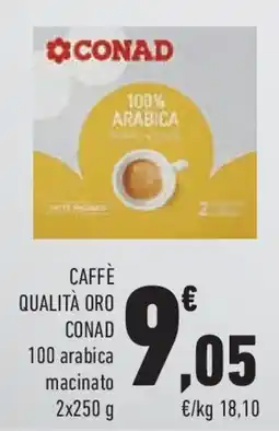 Conad Superstore Caffè qualità oro CONAD offerta