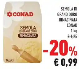 Conad Superstore Semola di grano duro rimacinata CONAD offerta