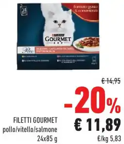 Conad Superstore Filetti gourmet PURINA offerta