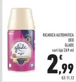 Conad Superstore Ricarica automatica deo GLADE offerta