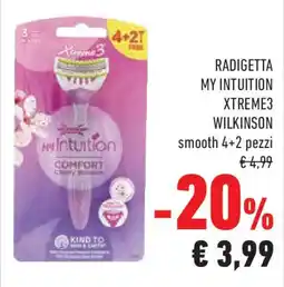Conad Superstore Radigetta my intuition xtreme3 WILKINSON offerta