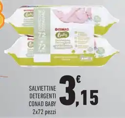 Conad Superstore Salviettine detergenti CONAD BABY offerta