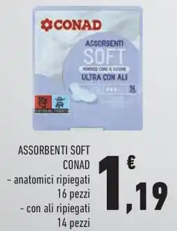 Conad Superstore Assorbenti soft CONAD offerta