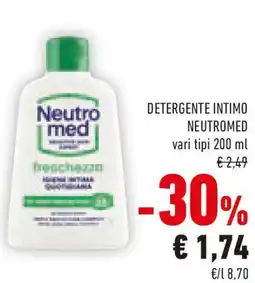 Conad Detergente intimo NEUTROMED vari tipi offerta