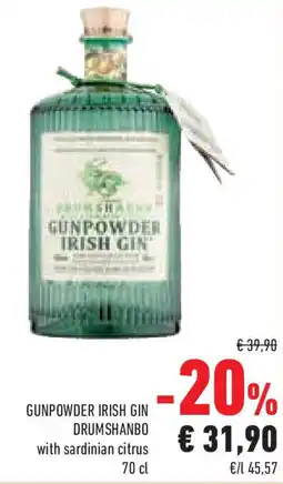 Conad Superstore Gunpowder irish gin DRUMSHANBO offerta