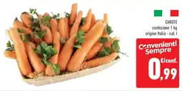 Conad Superstore Carote offerta