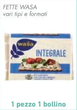 Conad Superstore Fette WASA vari tipi offerta