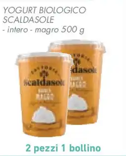 Conad Superstore Yogurt biologico SCALDASOLE offerta