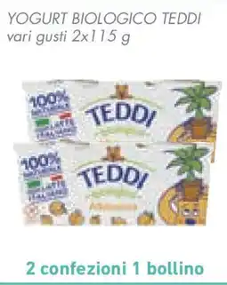 Conad Superstore Yogurt biologico TEDDI offerta