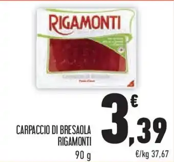 Conad Superstore Carpaccio di bresaola RIGAMONTI offerta