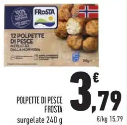 Conad Superstore Polpette di pesce FROSTA surgelate offerta