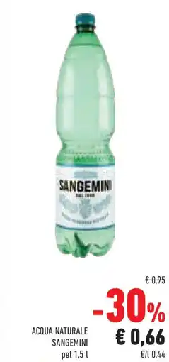 Conad Superstore Acqua naturale SANGEMINI offerta