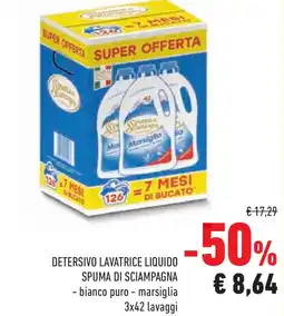 Conad Superstore Detersivo lavatrice liquido SPUMA DI SCIAMPAGNA offerta