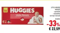Conad Superstore Little movers HUGGIES offerta
