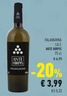 Conad Falanghina I.G.T. ANTE HIRPIS offerta