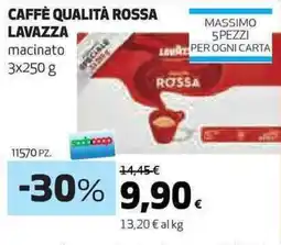 Ipercoop Caffè qualità rossa LAVAZZA offerta