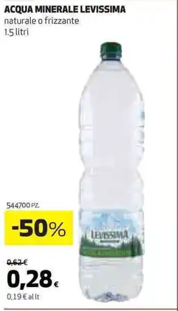 Ipercoop Acqua minerale LEVISSIMA offerta