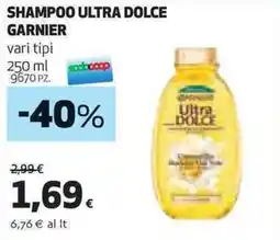 Ipercoop Shampoo ultra dolce GARNIER offerta