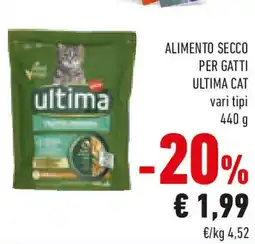 Conad Alimento secco per gatti ultima cat vari tipi offerta