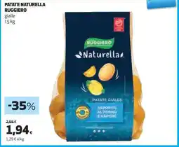 Ipercoop Patate naturella RUGGIERO offerta