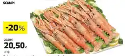 Ipercoop Scampi offerta
