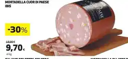 Ipercoop Mortadella cuor di paese IBIS offerta