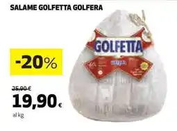 Ipercoop Salame golfetta golfera offerta