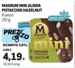 Ipercoop Magnum mini algida pistacchio hazelnut offerta