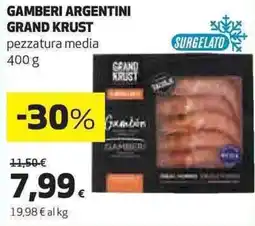 Ipercoop Gamberi argentini GRAND KRUST offerta