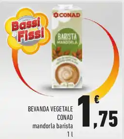 Conad Bevanda vegetale CONAD mandorla barista offerta