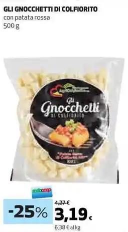 Ipercoop Gli gnocchetti di colfiorito con patata rossa offerta