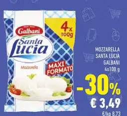 Conad Mozzarella SANTA LUCIA GALBANI offerta