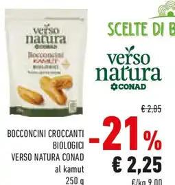 Conad Bocconcini croccanti biologici VERSO NATURA CONAD al kamut offerta
