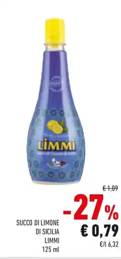 Conad Succo di limone di sicilia LIMMI offerta