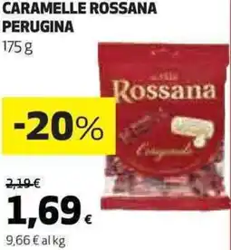 Ipercoop Caramelle rossana perugina offerta