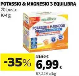 Ipercoop Potassio & magnesio 3 EQUILIBRA offerta