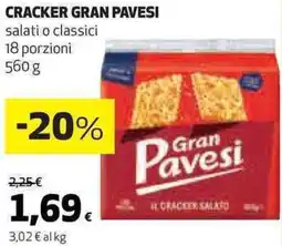 Ipercoop Cracker GRAN PAVESI offerta