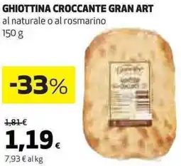 Ipercoop Ghiottina croccante GRAN ART offerta