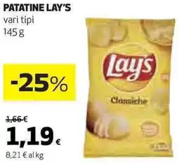 Ipercoop Patatine LAY'S offerta