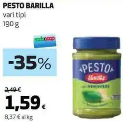 Ipercoop Pesto BARILLA offerta