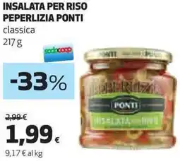 Ipercoop Insalata per riso peperlizia PONTI offerta