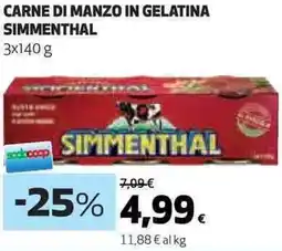 Ipercoop Carne di manzo in gelatina SIMMENTHAL offerta