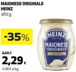 Ipercoop Maionese originale HEINZ offerta