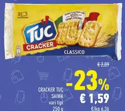 Conad CRACKER TUC SAIWA vari tipi offerta