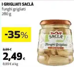 Ipercoop I grigliati SACLÀ offerta