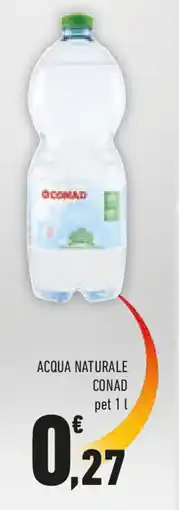 Conad Acqua naturale CONAD pet offerta
