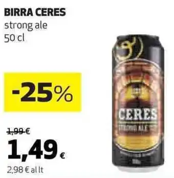 Ipercoop Birra CERES offerta